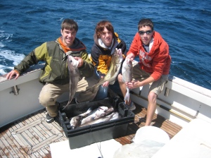Fienman family SPring Cod & Haddock Fishing on Tuna Hunter